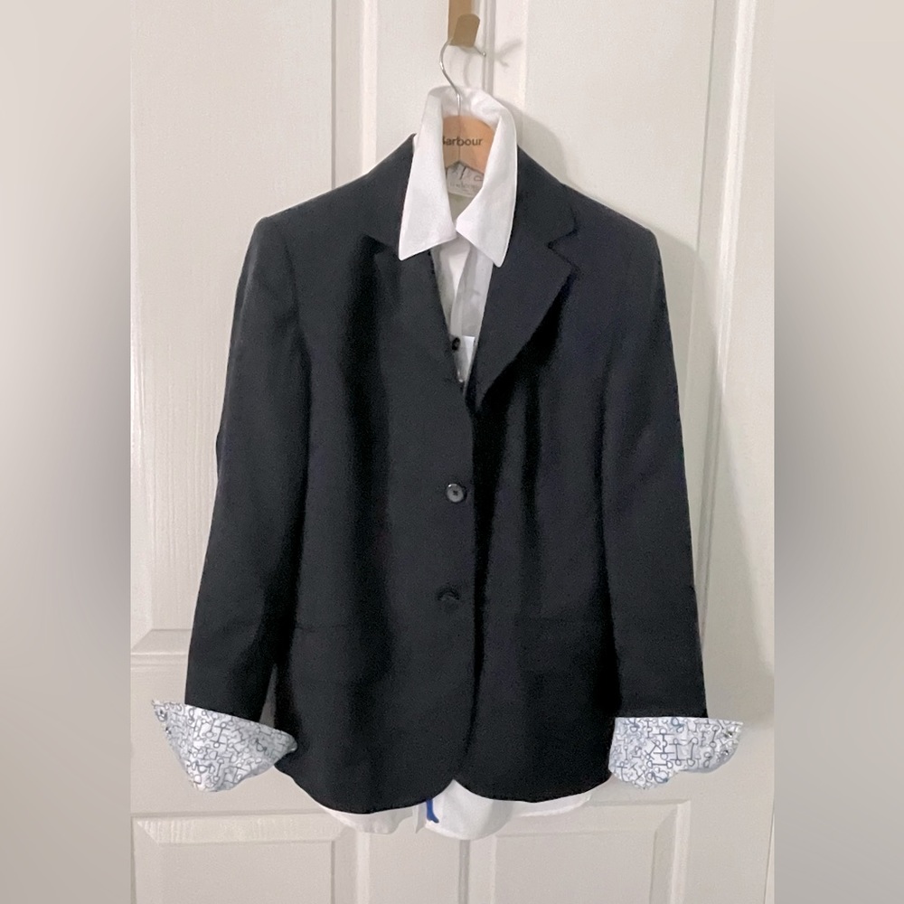 BNWOT Custom made horse show jacket Italian Wool